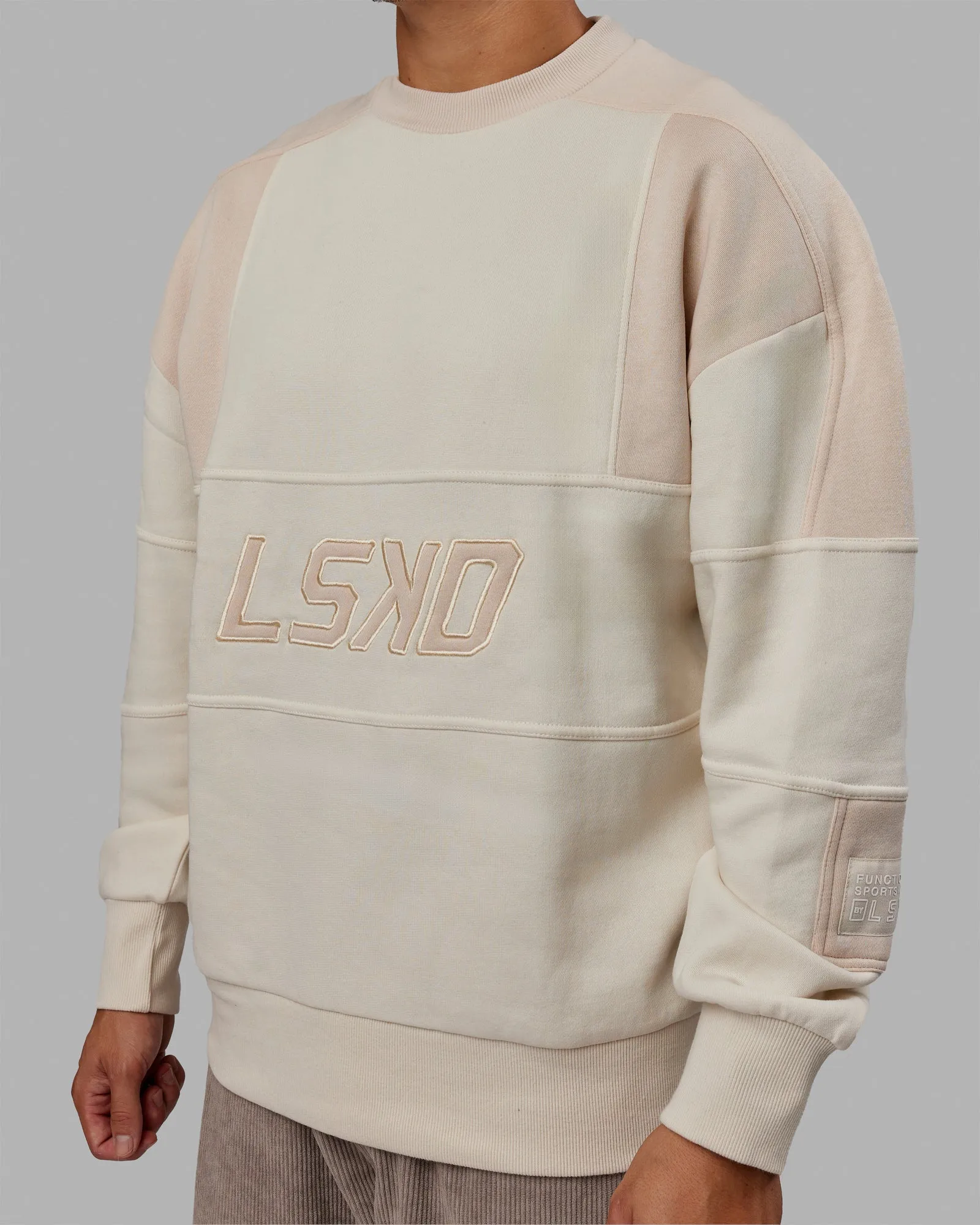 Slam Sweater Oversize - Bone-Pumice Stone