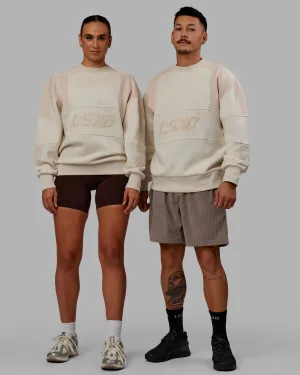 Slam Sweater Oversize - Bone-Pumice Stone