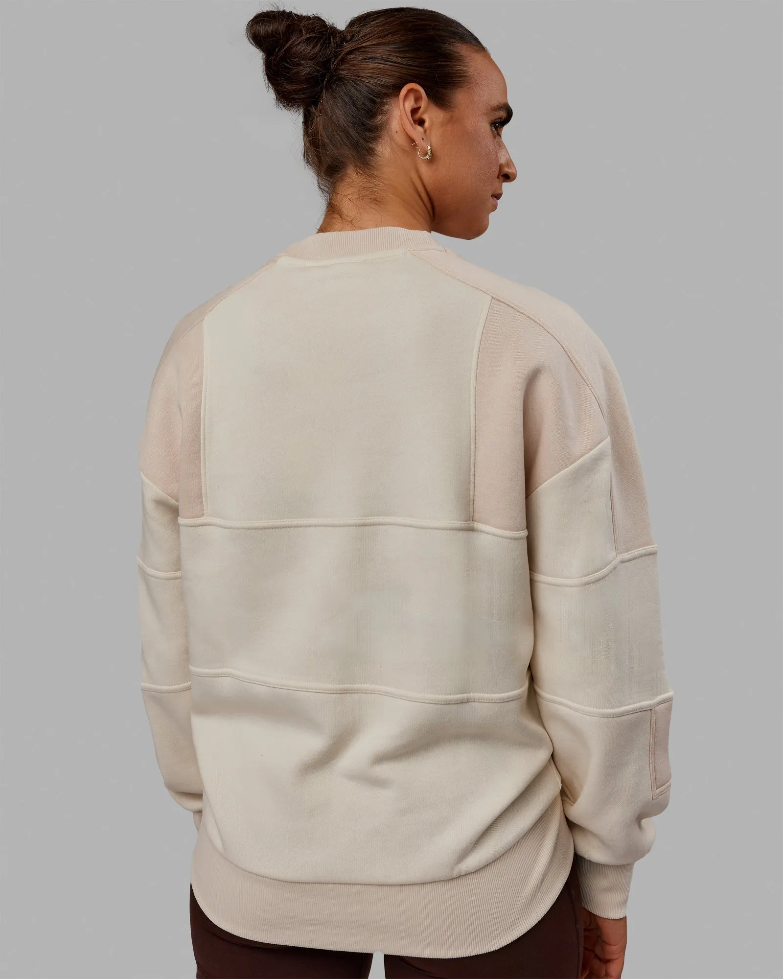 Slam Sweater Oversize - Bone-Pumice Stone