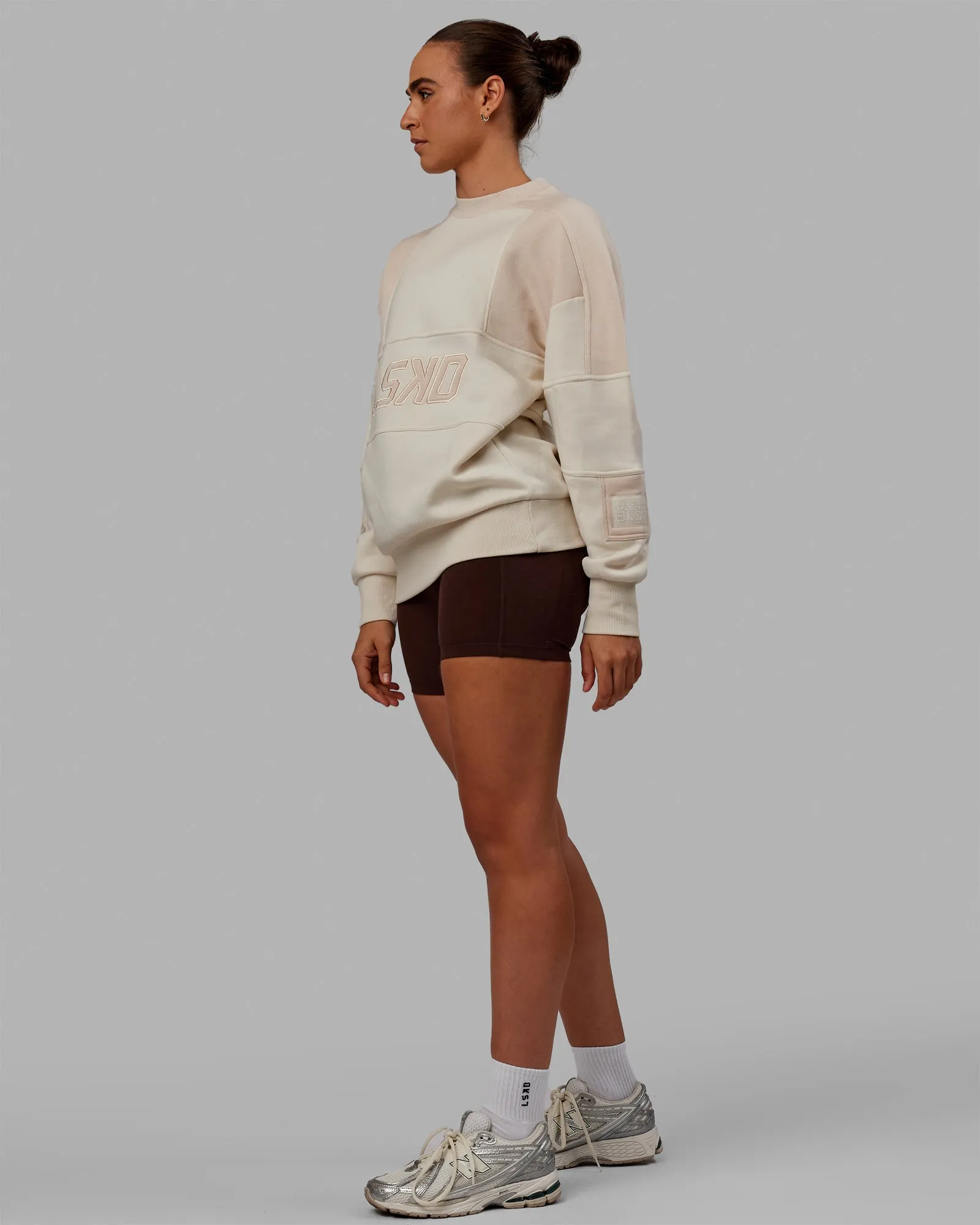 Slam Sweater Oversize - Bone-Pumice Stone
