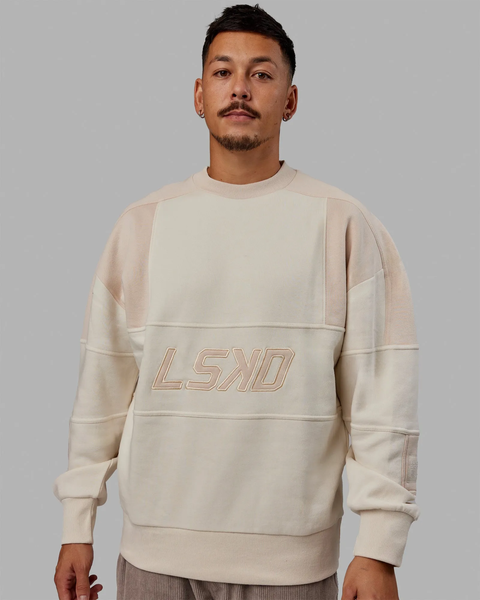 Slam Sweater Oversize - Bone-Pumice Stone