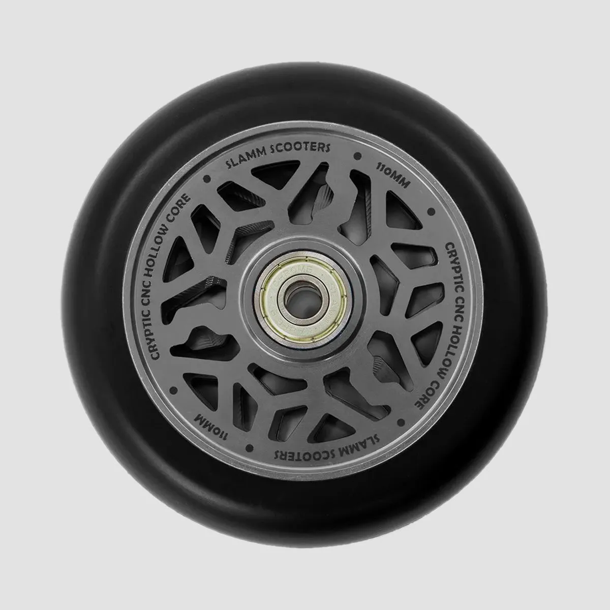 Slamm Cryptic Hollow Core Scooter Wheels Titanium 110mm