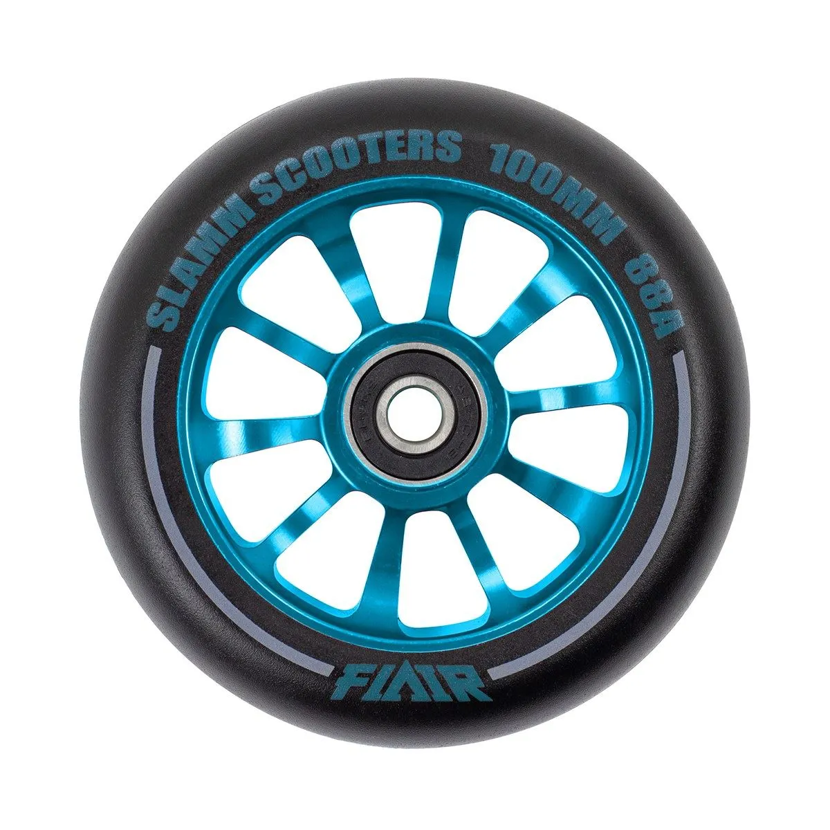 Slamm Scooter 100mm Flair 2.0 Scooter Wheels - Blue