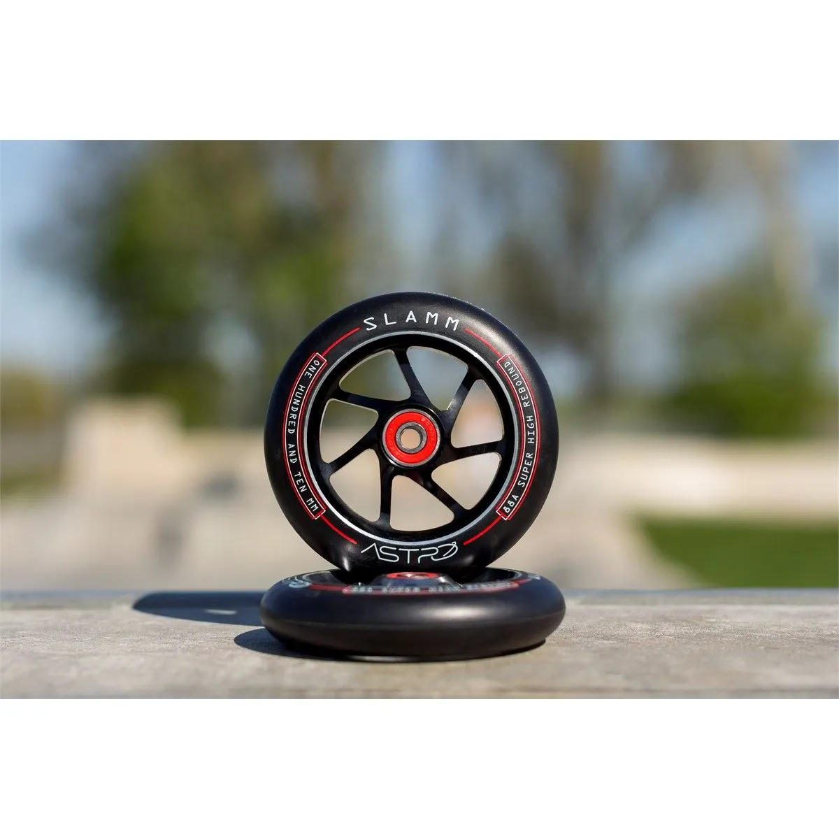 Slamm Scooter 110mm Astro Scooter Scooter Wheels - Black