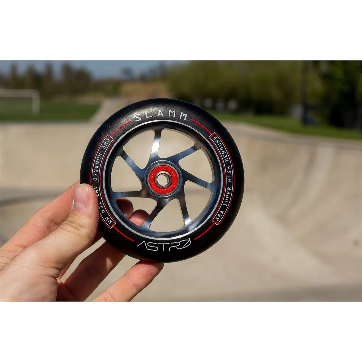 Slamm Scooter 110mm Astro Scooter Scooter Wheels - Black