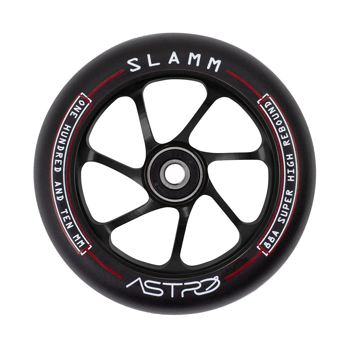 Slamm Scooter 110mm Astro Scooter Scooter Wheels - Black
