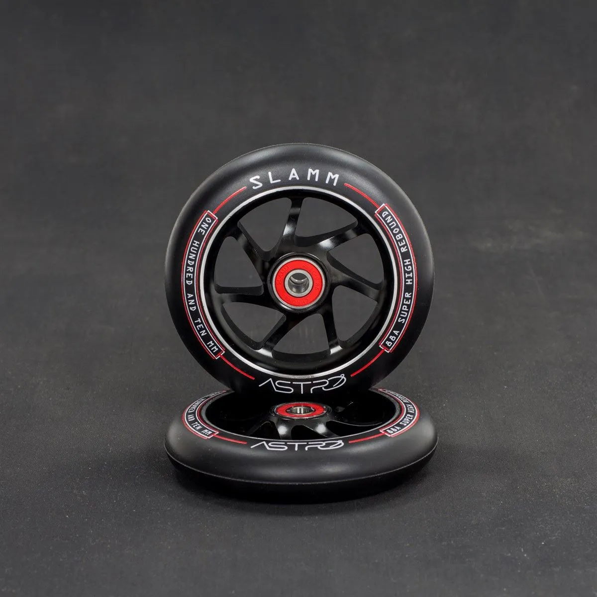 Slamm Scooter 110mm Astro Scooter Scooter Wheels - Black