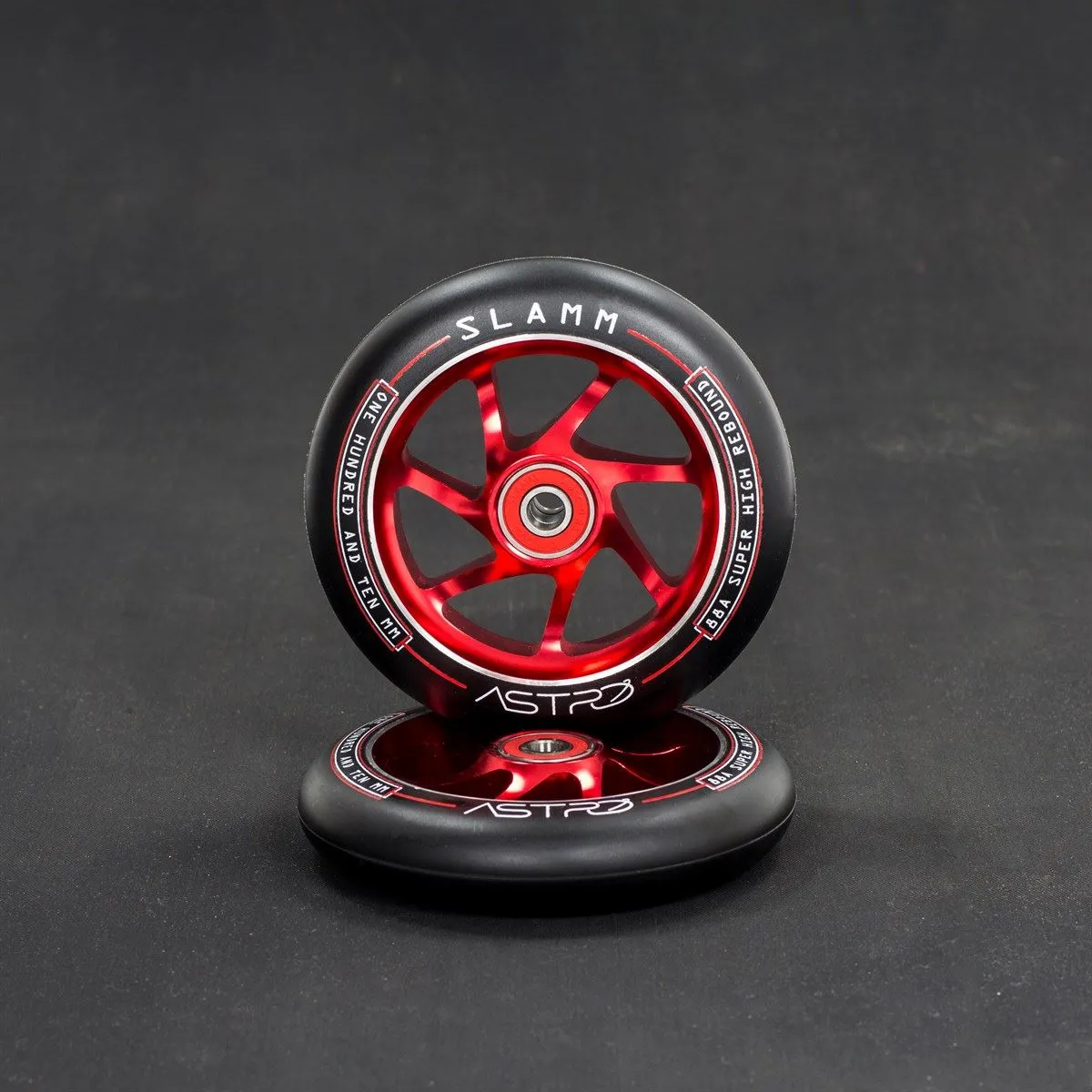 Slamm Scooter 110mm Astro Scooter Scooter Wheels - Red