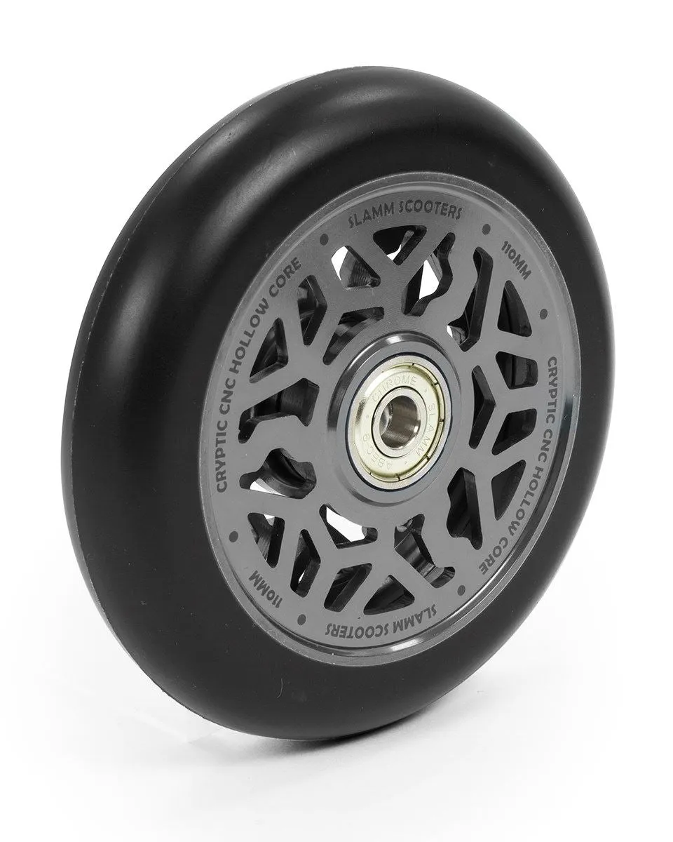 Slamm Scooter 110mm Cryptic Hollow Core Scooter Wheels - Titanium