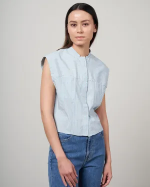 sleeveless top - bleach
