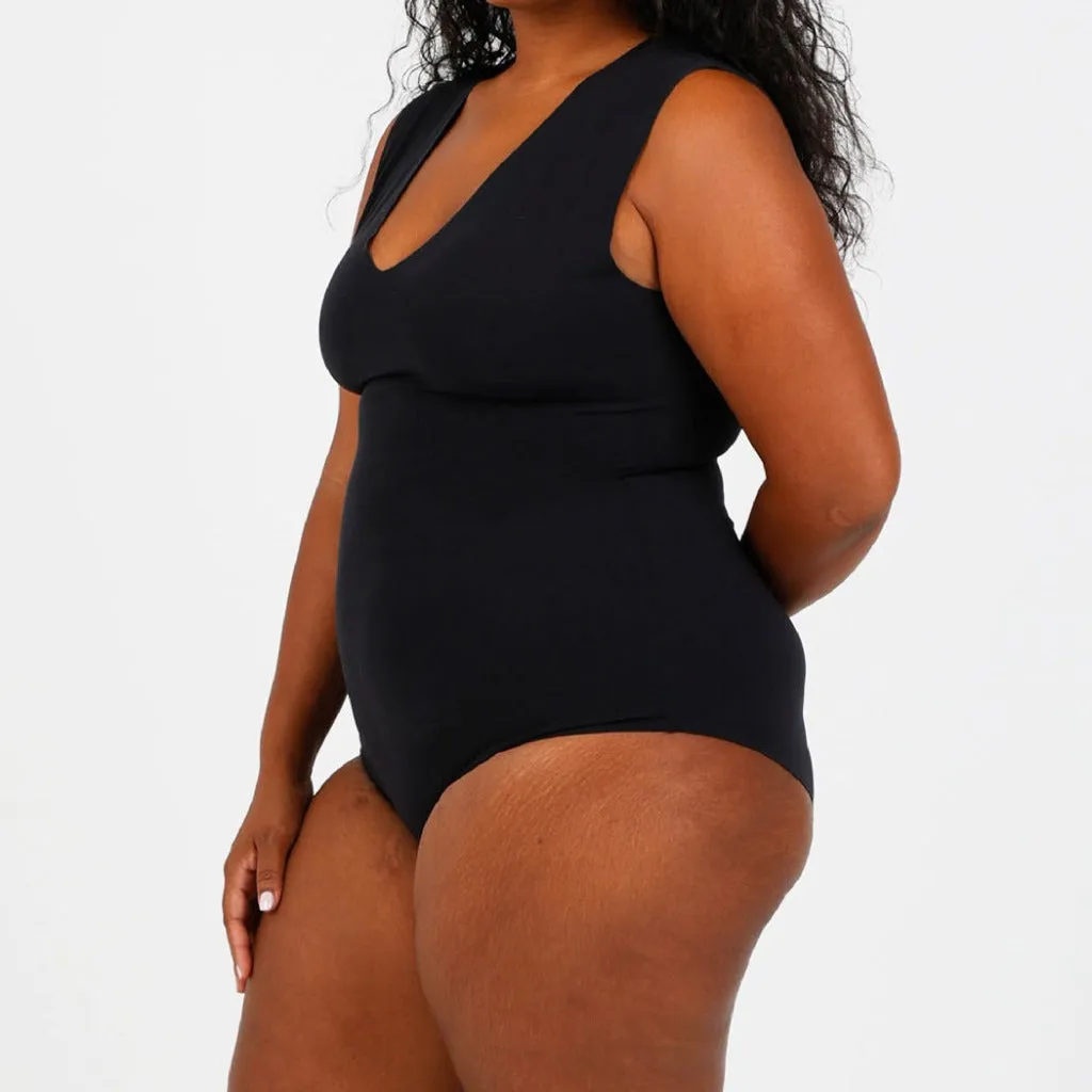 Sleeveless V-Neck Bodysuit