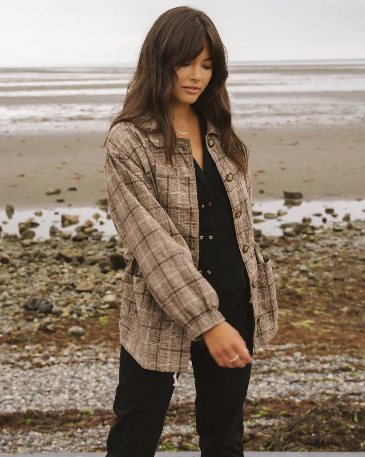 Sóller Jacket | Brown Plaid
