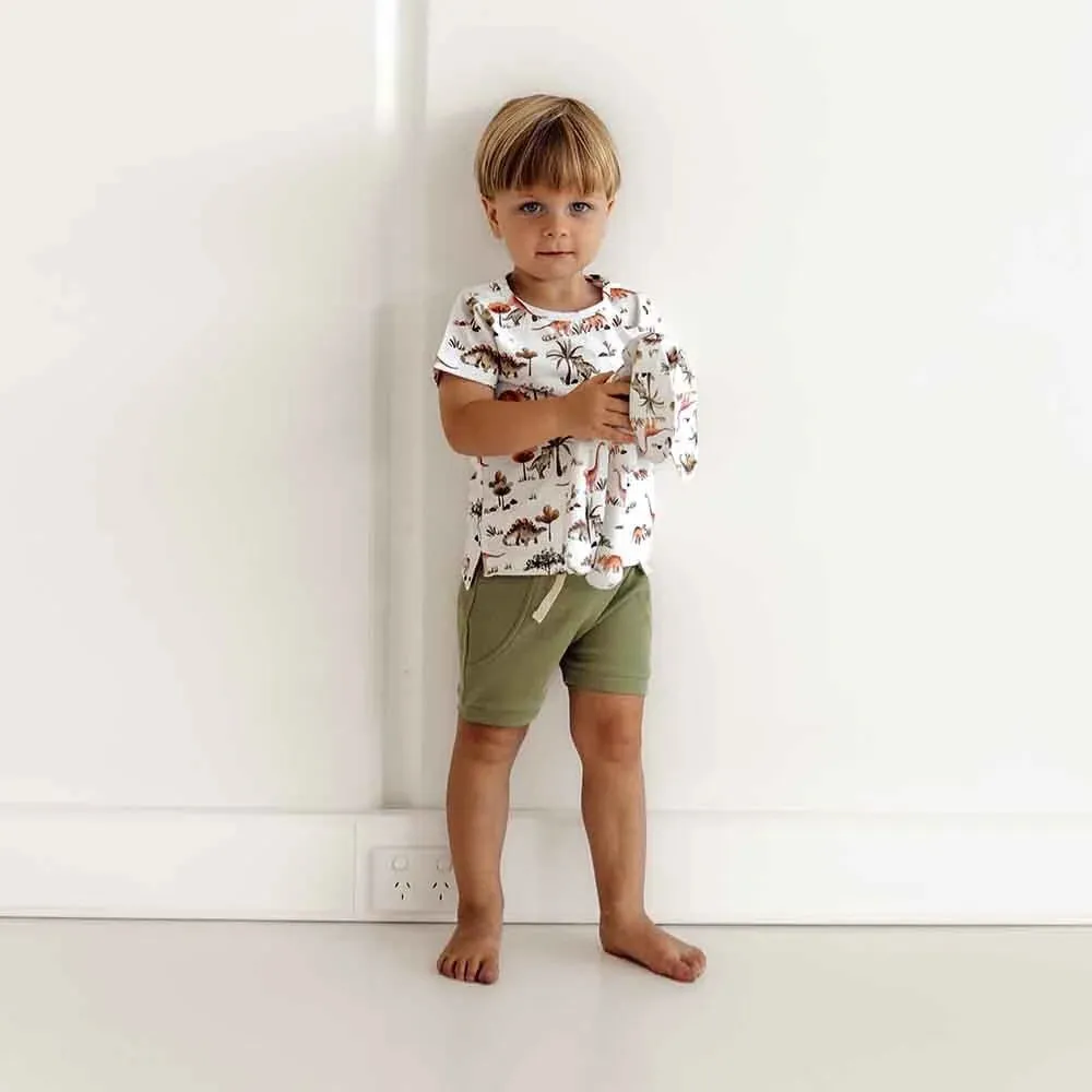 Snuggle Hunny Kids - Short Sleeve Organic T-Shirt | Dino