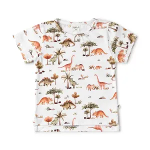 Snuggle Hunny Kids - Short Sleeve Organic T-Shirt | Dino