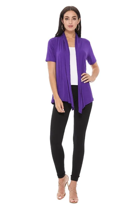 Solid Loose Fit Cardigan