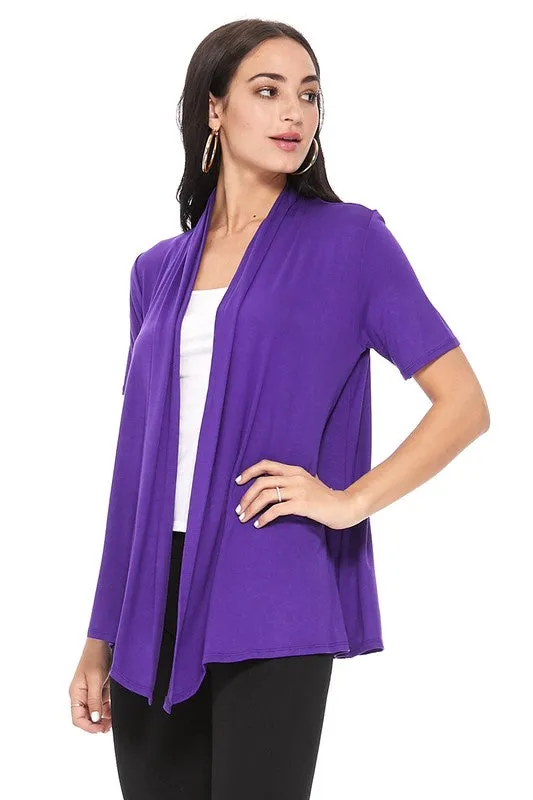 Solid Loose Fit Cardigan