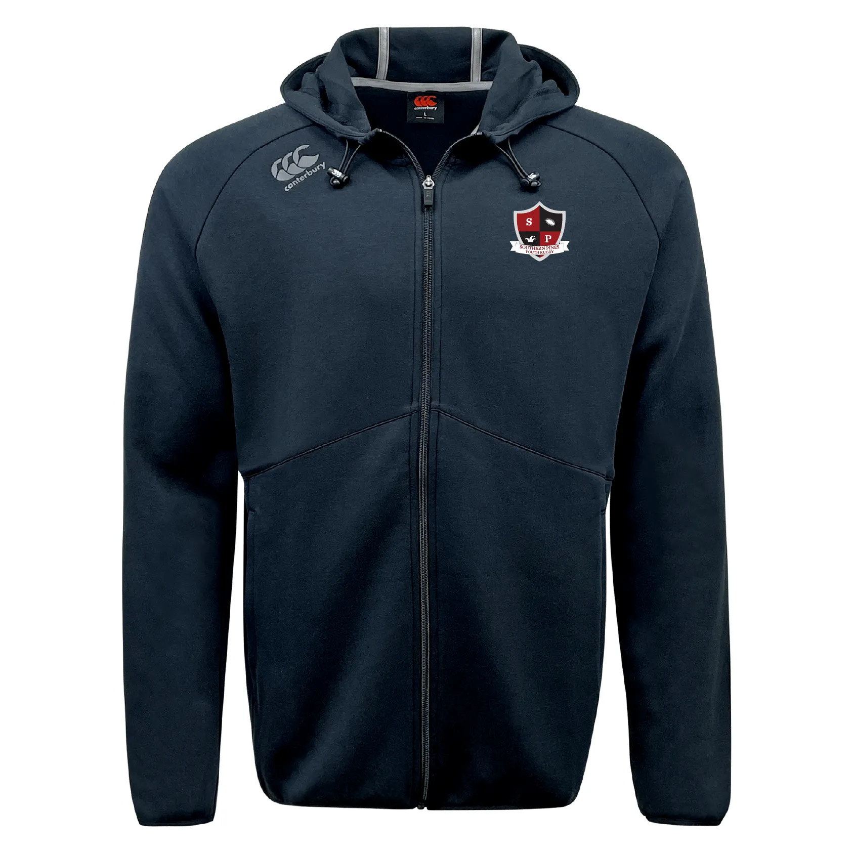 Southern Pines Youth Rugby Tempo Vapodri Full-Zip Hoodie by Canterbury