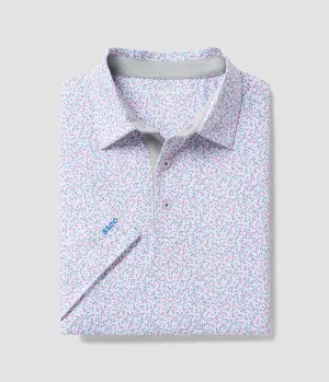 Southern Shirt Confetti Printed Polo - Confetti