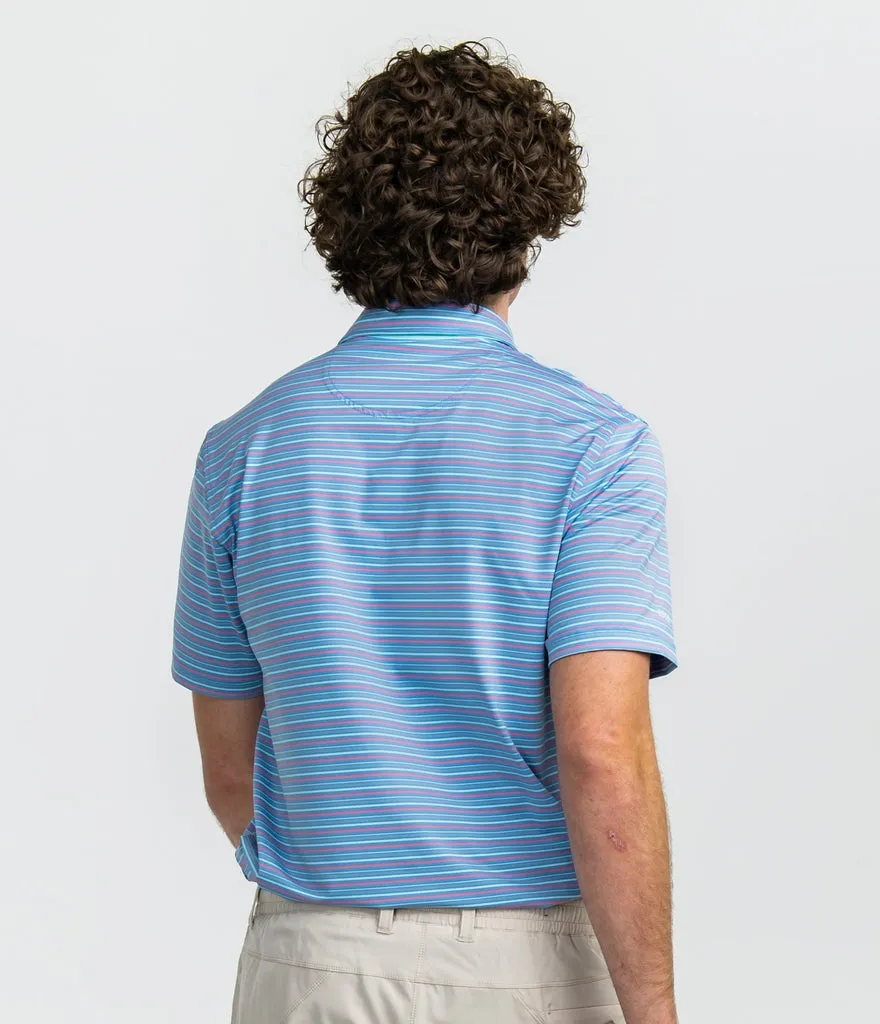 Southern Shirt Sawgrass Stripe Polo - Channel Marker