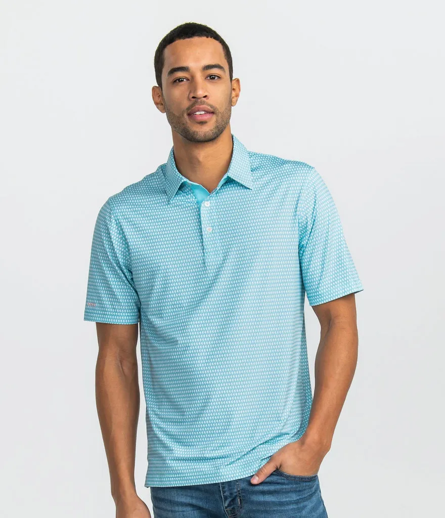 Southern Shirt Shell Shock Printed Polo - Shell Shock