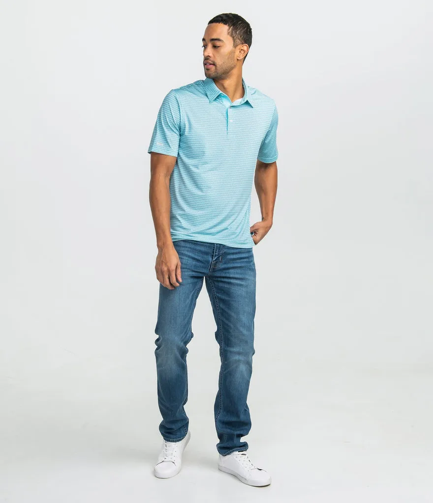 Southern Shirt Shell Shock Printed Polo - Shell Shock
