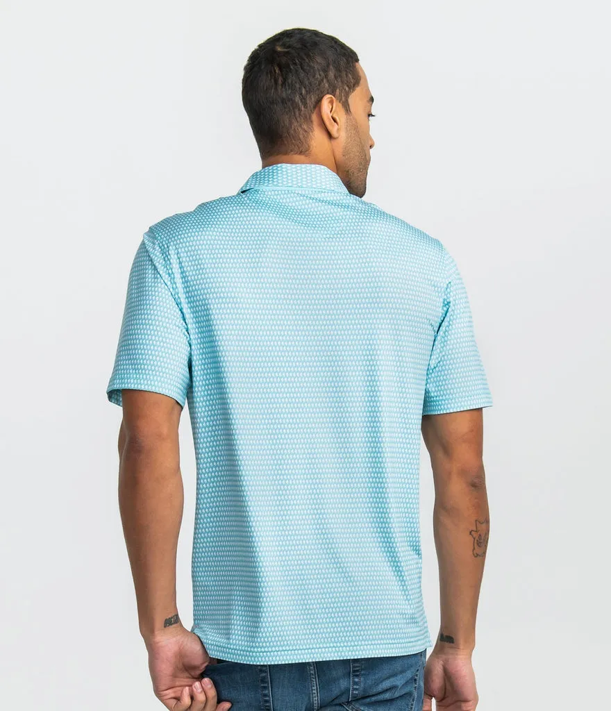 Southern Shirt Shell Shock Printed Polo - Shell Shock