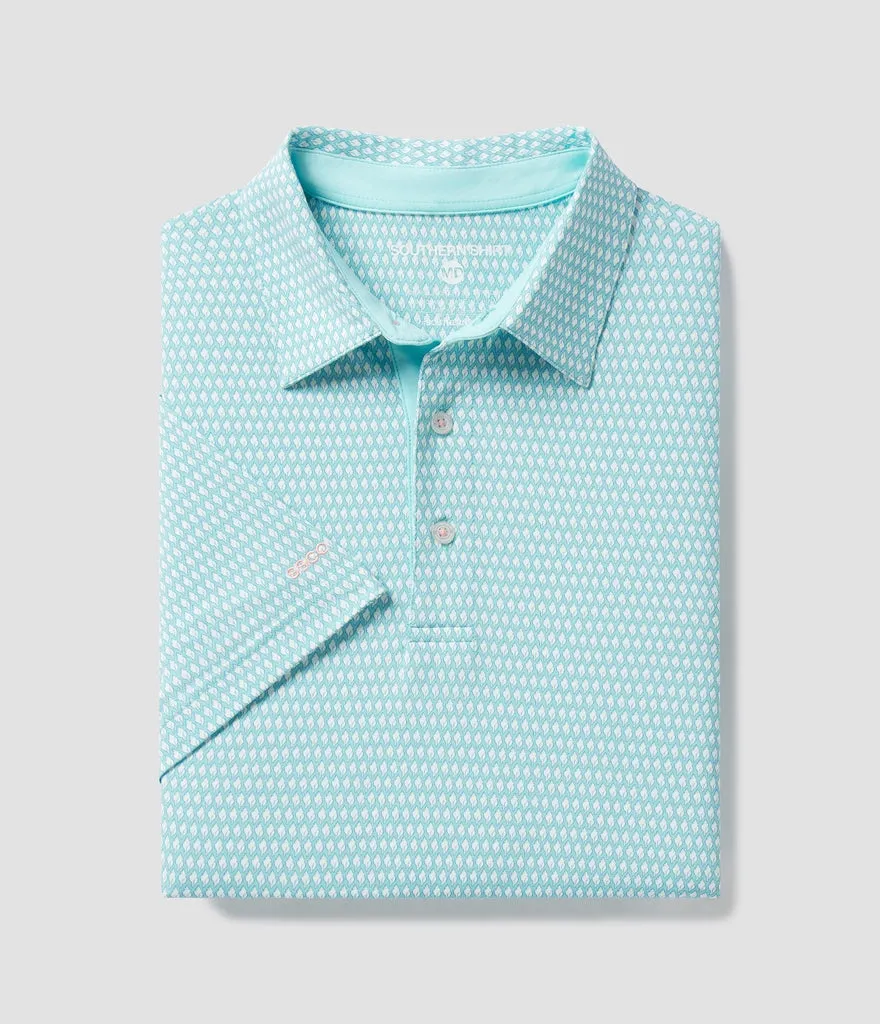 Southern Shirt Shell Shock Printed Polo - Shell Shock