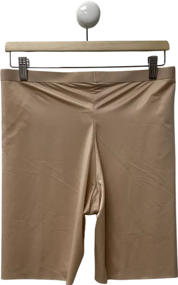 Spanx Beige Seamless Medium Control High Waist Shorts - Champagne UK XL