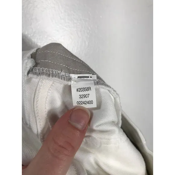 Spanx Stretch Twill Shorts White Preppy Resort Wear Vacation Summer Small 4 / 6