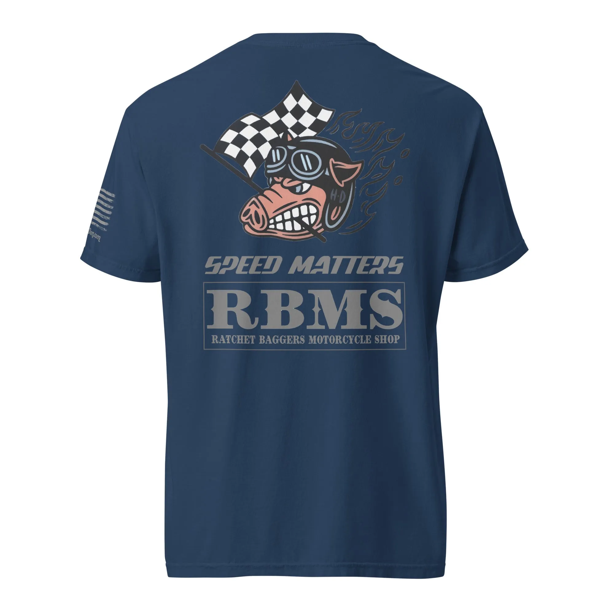 Speed Matters Unisex garment-dyed heavyweight t-shirt