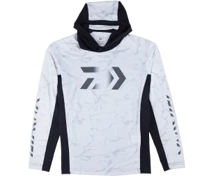 SPLASH FISHING SHIRT WITH HOOD- WHITE