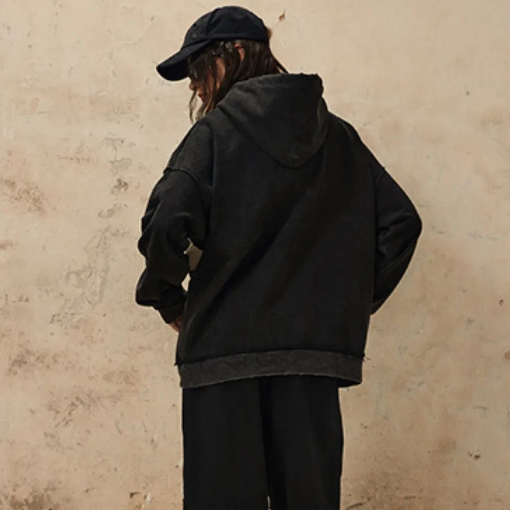Splicing Ink Splash Hoodie