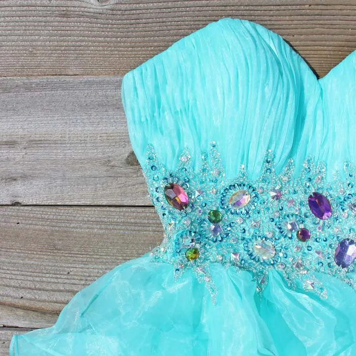 Spool Couture Mint & Chiffon Dress