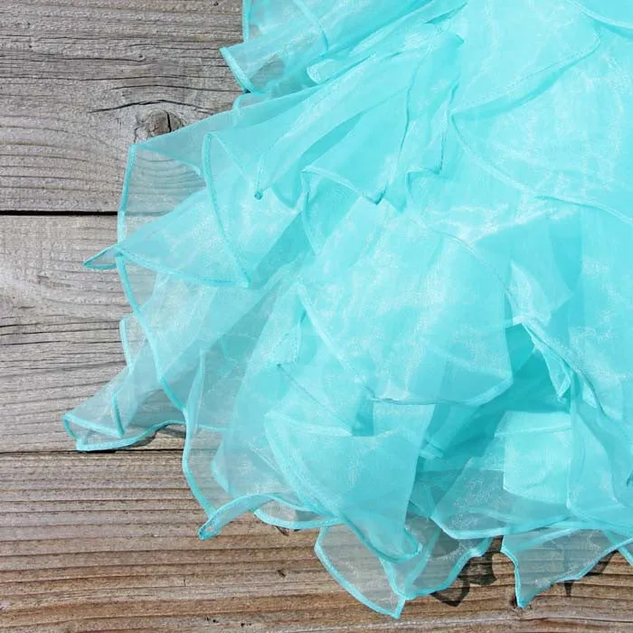 Spool Couture Mint & Chiffon Dress