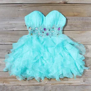 Spool Couture Mint & Chiffon Dress