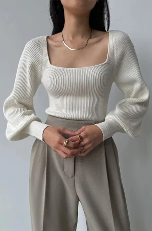 Square Neck Sweater
