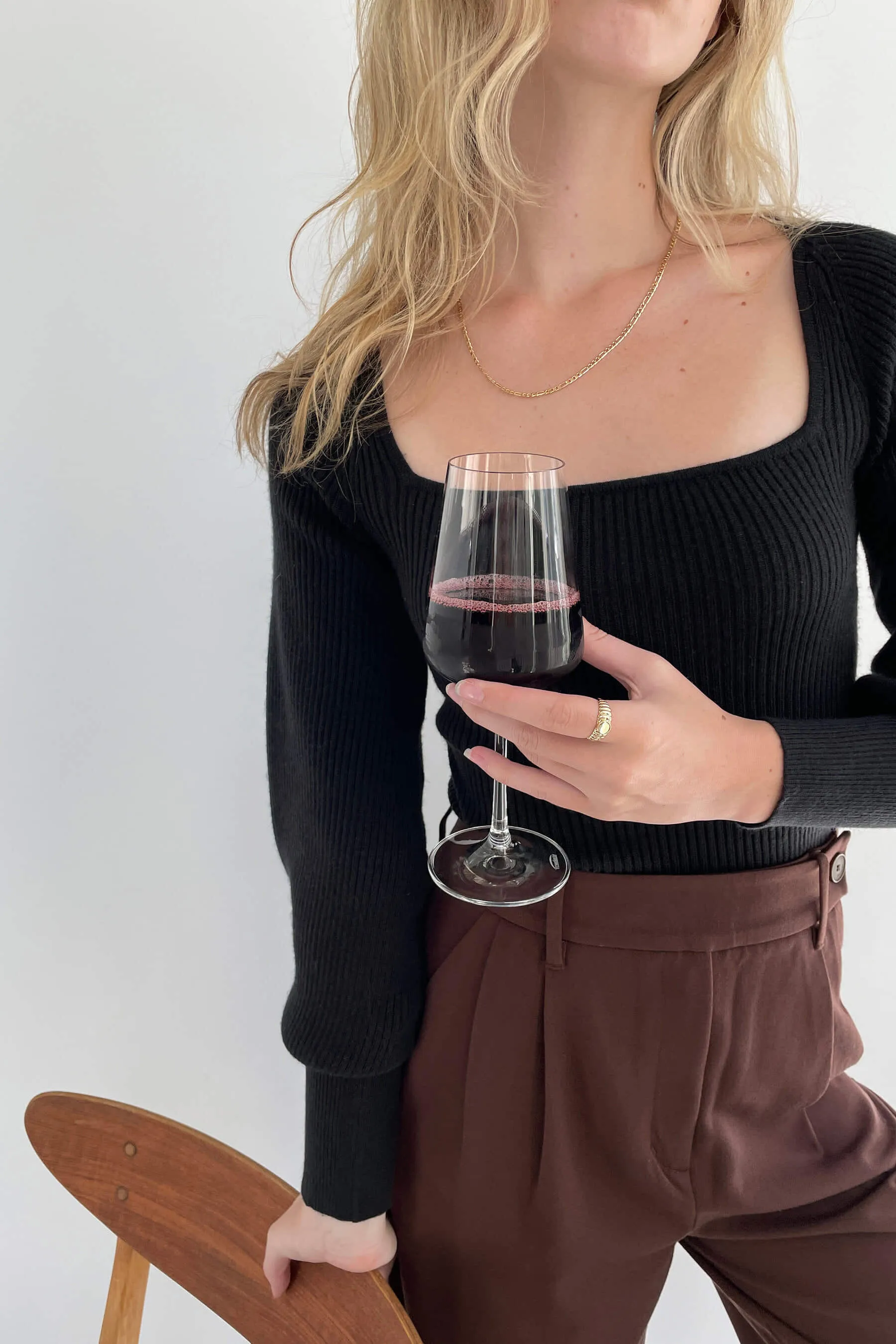 Square Neck Sweater
