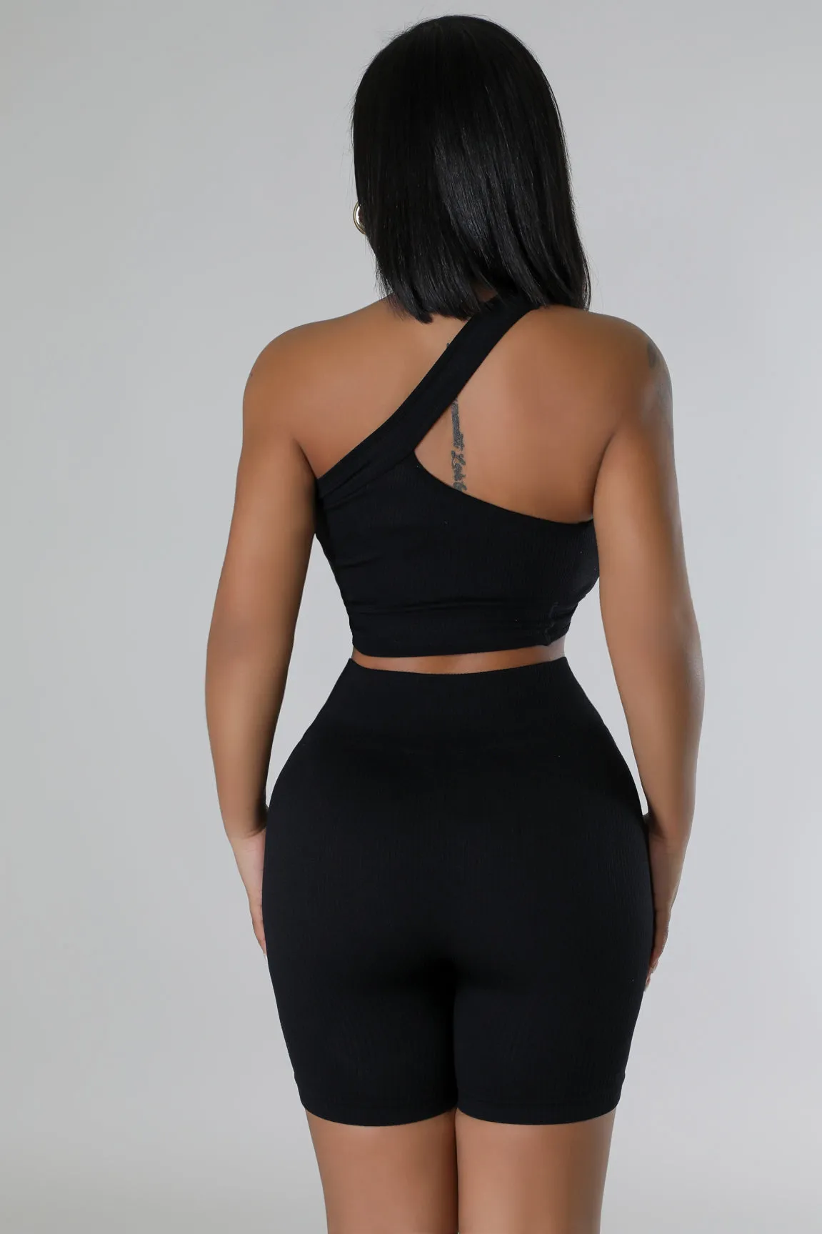 ST3541P-Seamless S/L Top & Shorts Set(2PCS)