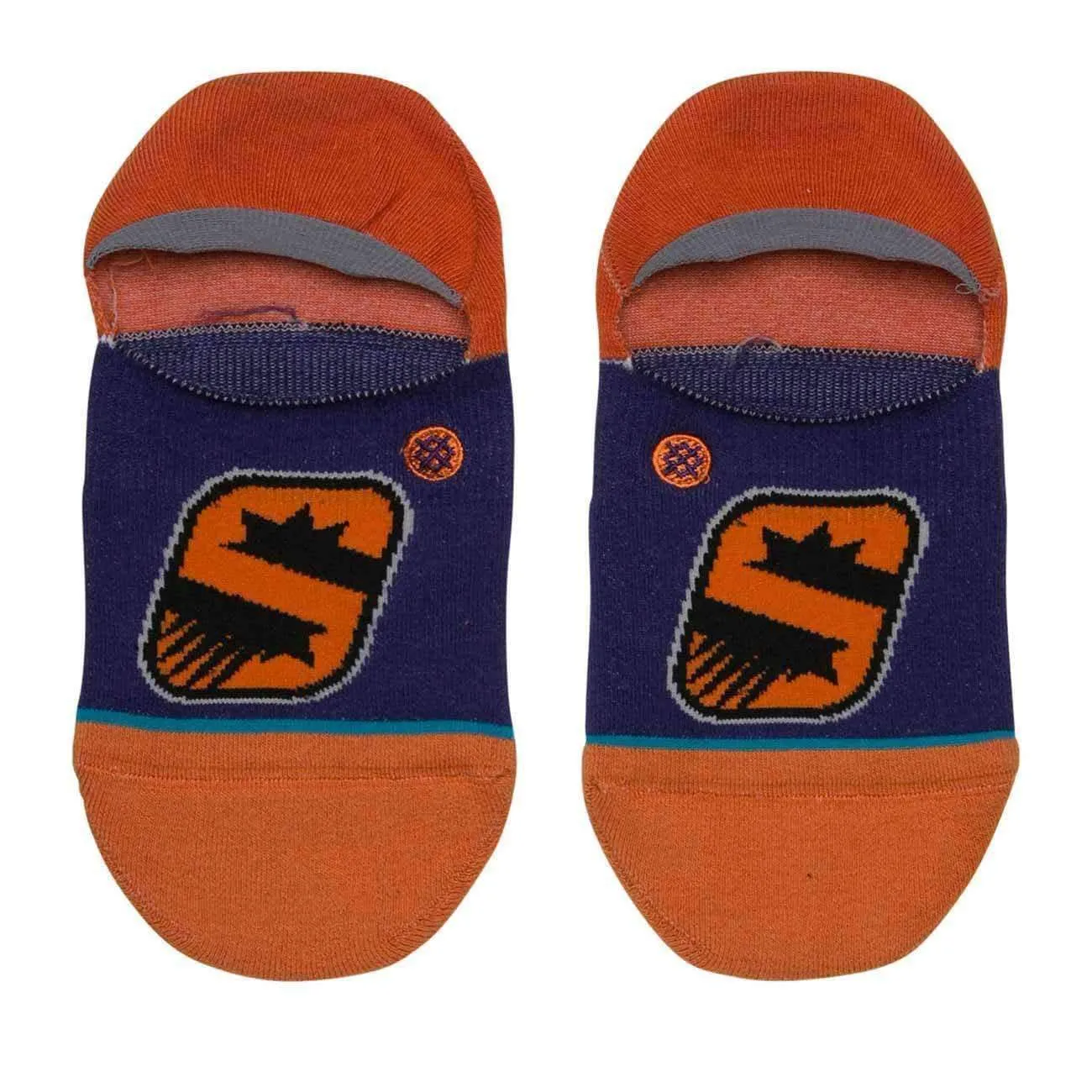 Stance NBA Arena Suns Super Invisible/No Show Ankle Socks - Purple