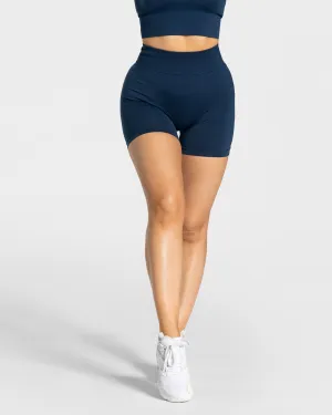 Statement Scrunch Short "Dunkelblau"
