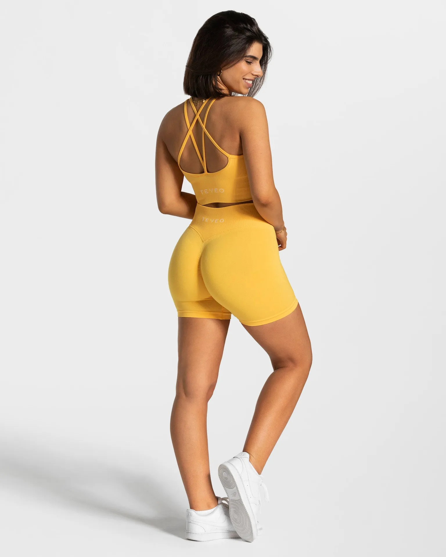 Statement Scrunch Short "Gelb"