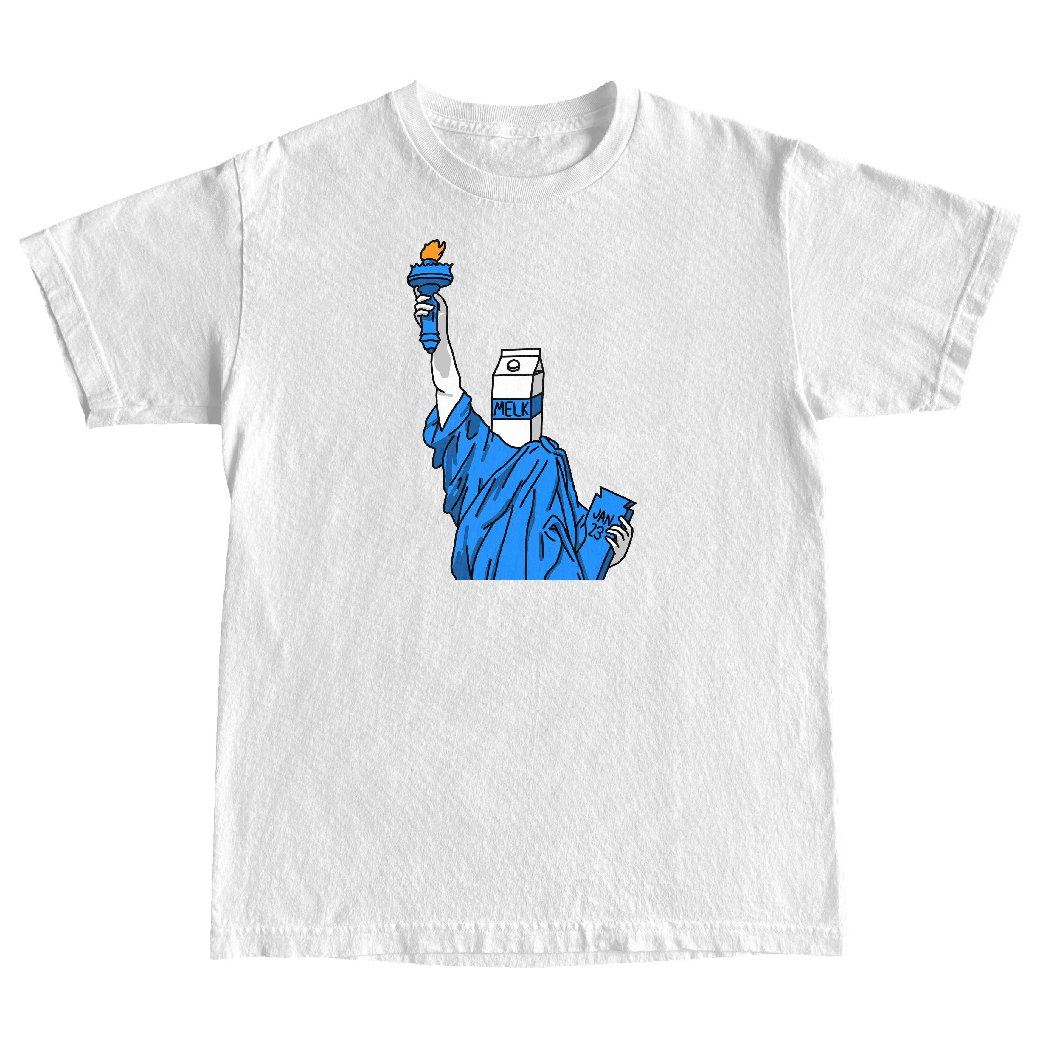 STATUE OF MELK SHIRT (WHITE)