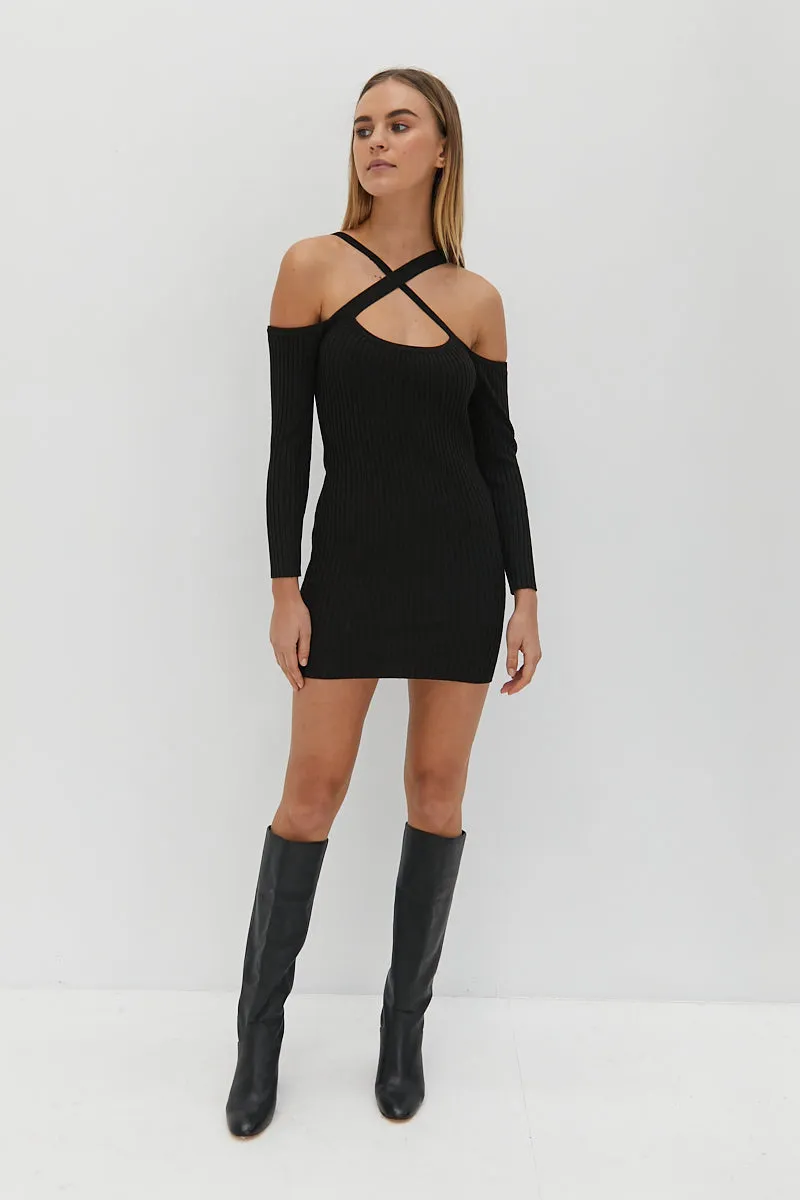 Strap Dress - Black