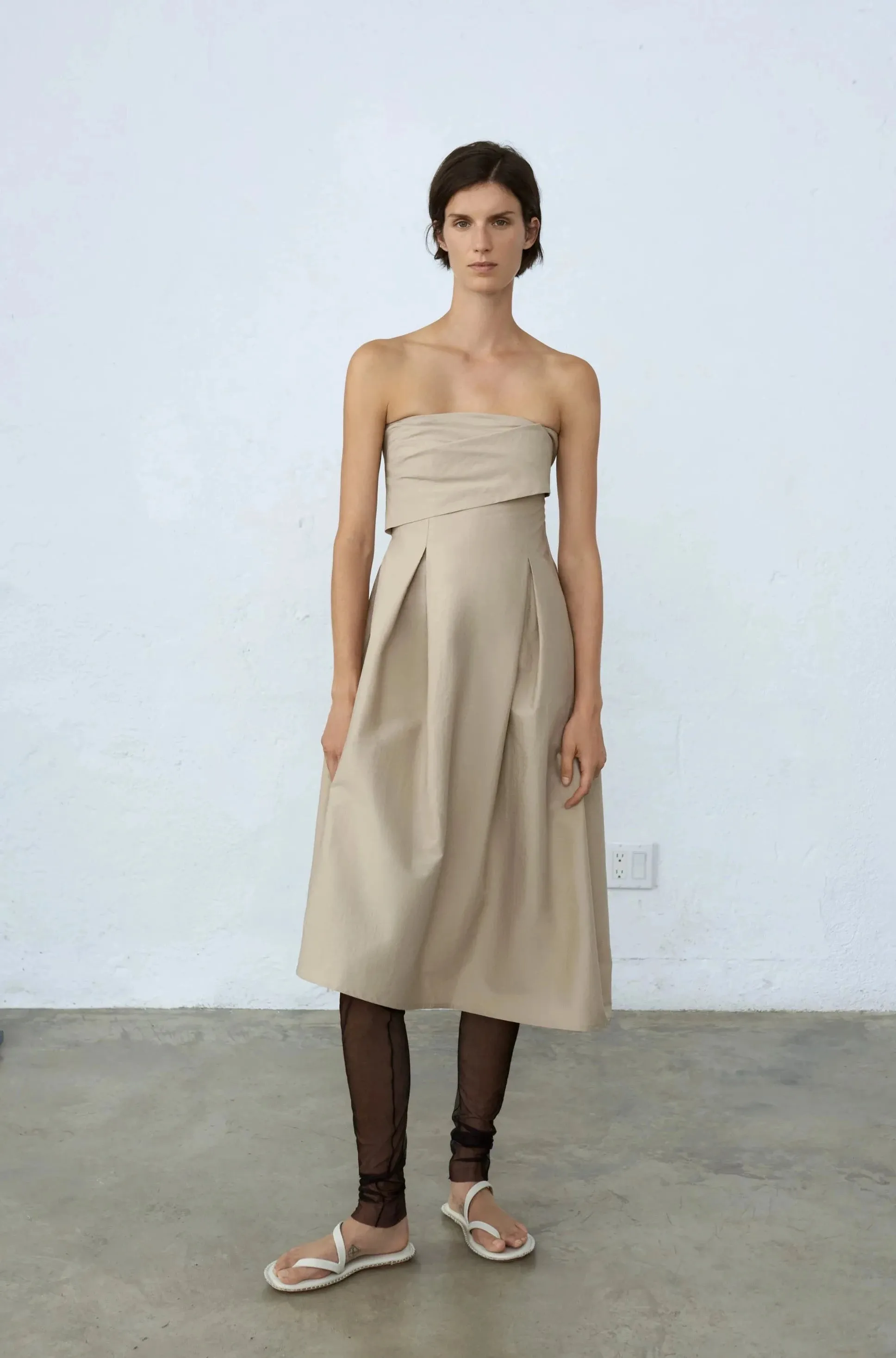 Strapless Dress, Toasted