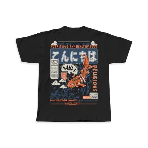 Street "Fierce" Fish Print T-Shirt