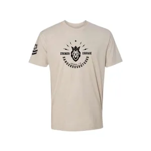 Strength & Courage Sand T-Shirt