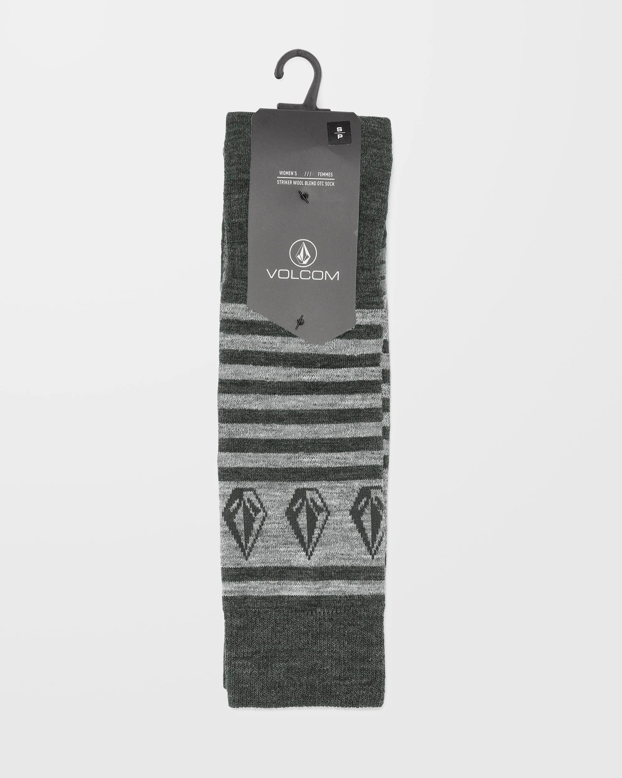 Striker Wool Blend Otc Socks - Black
