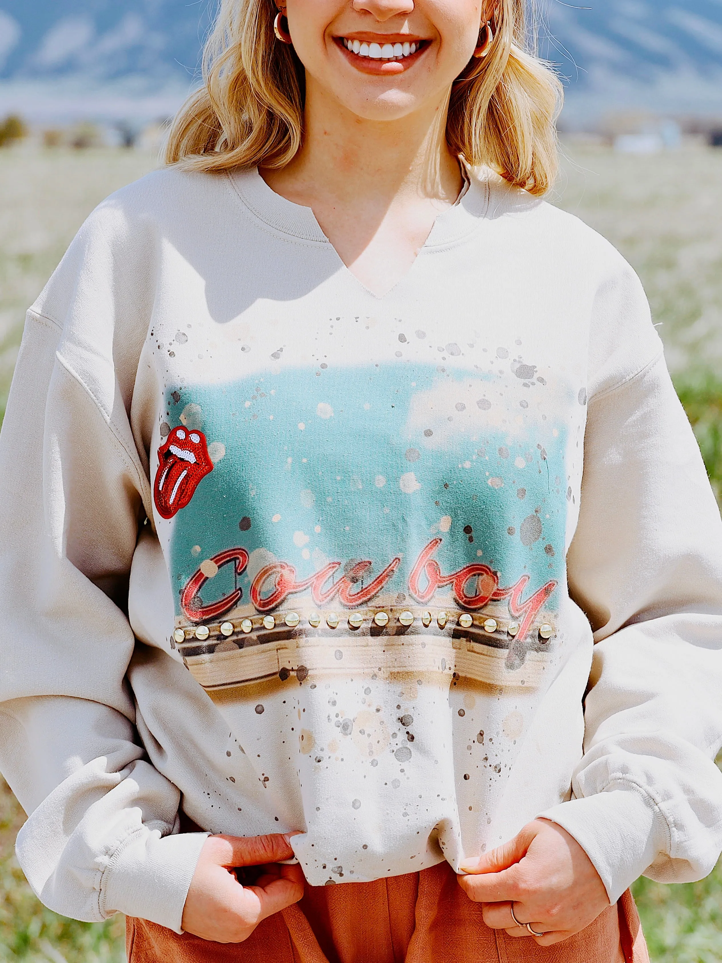 Studs n' Cowboys Sweater