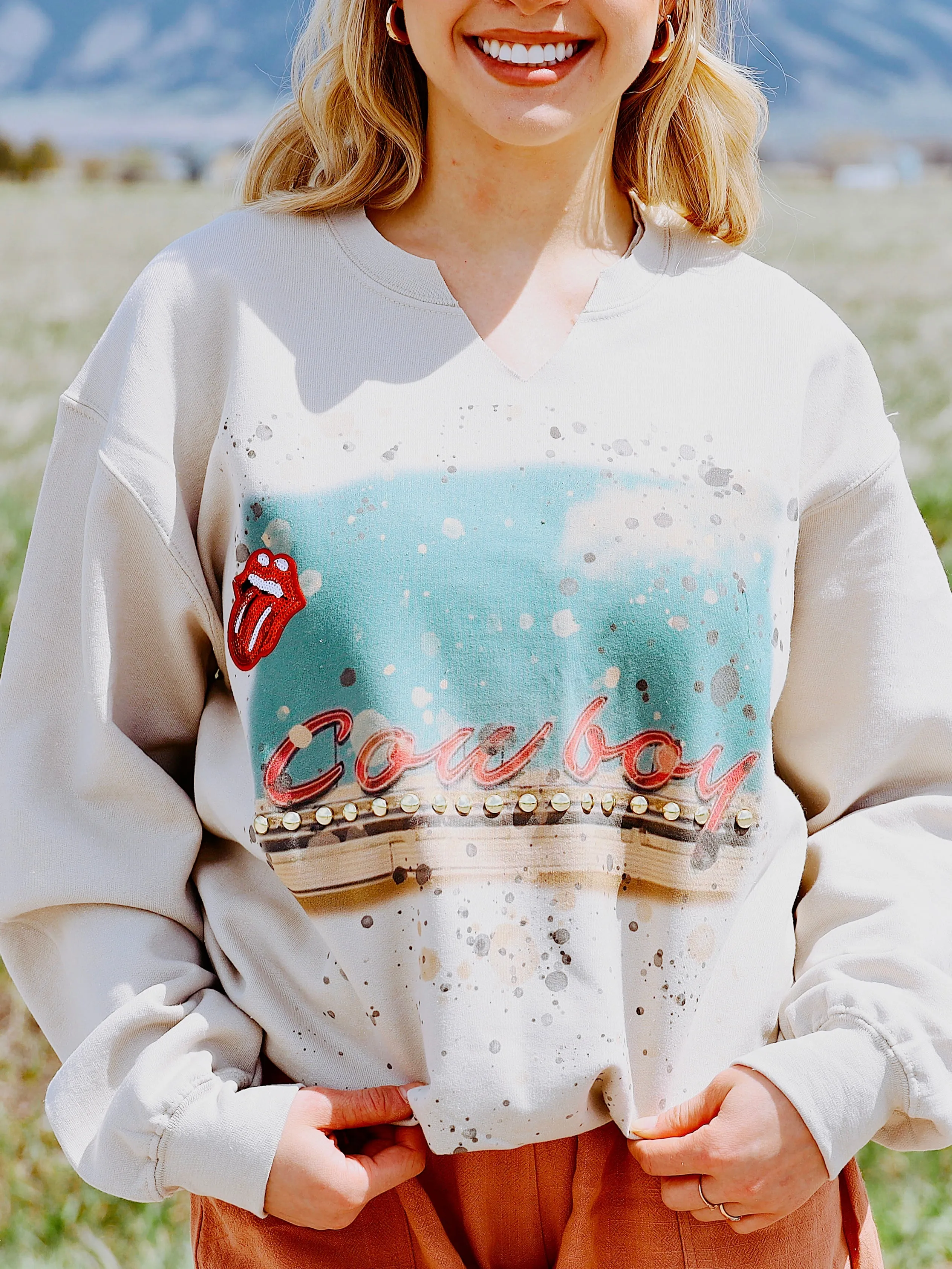 Studs n' Cowboys Sweater