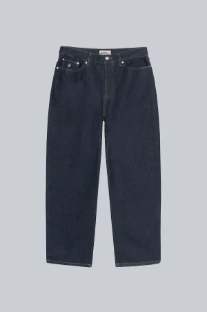 STUSSY BIG OL JEANS DENIM RINSED INDIGO